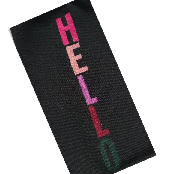 NWT♠️KATE SPADE♠️"Hello" Designer Crew Socks 3 Pairs New York - Picture 12 of 16